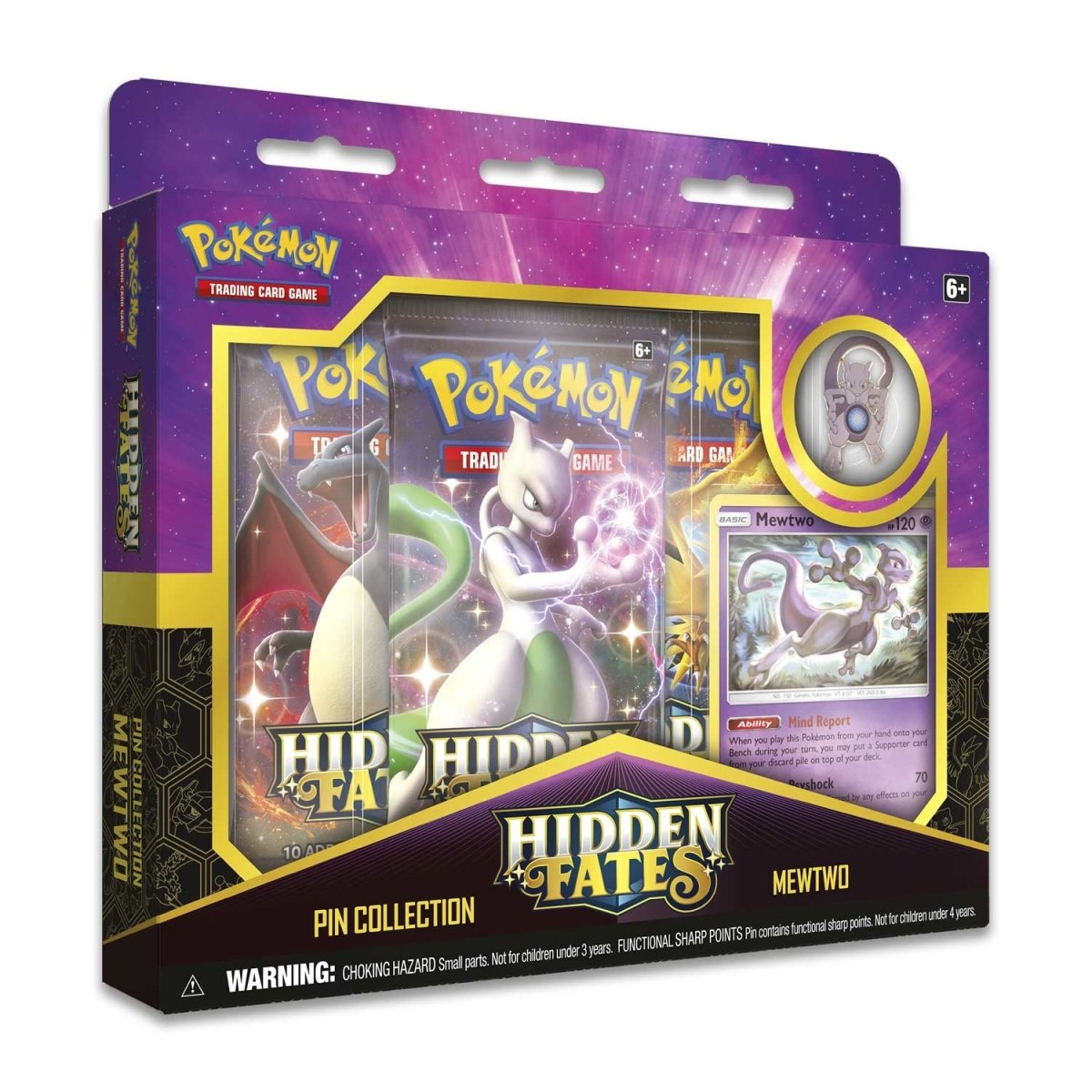 Hidden Fates Pin Collection [Mewtwo]
