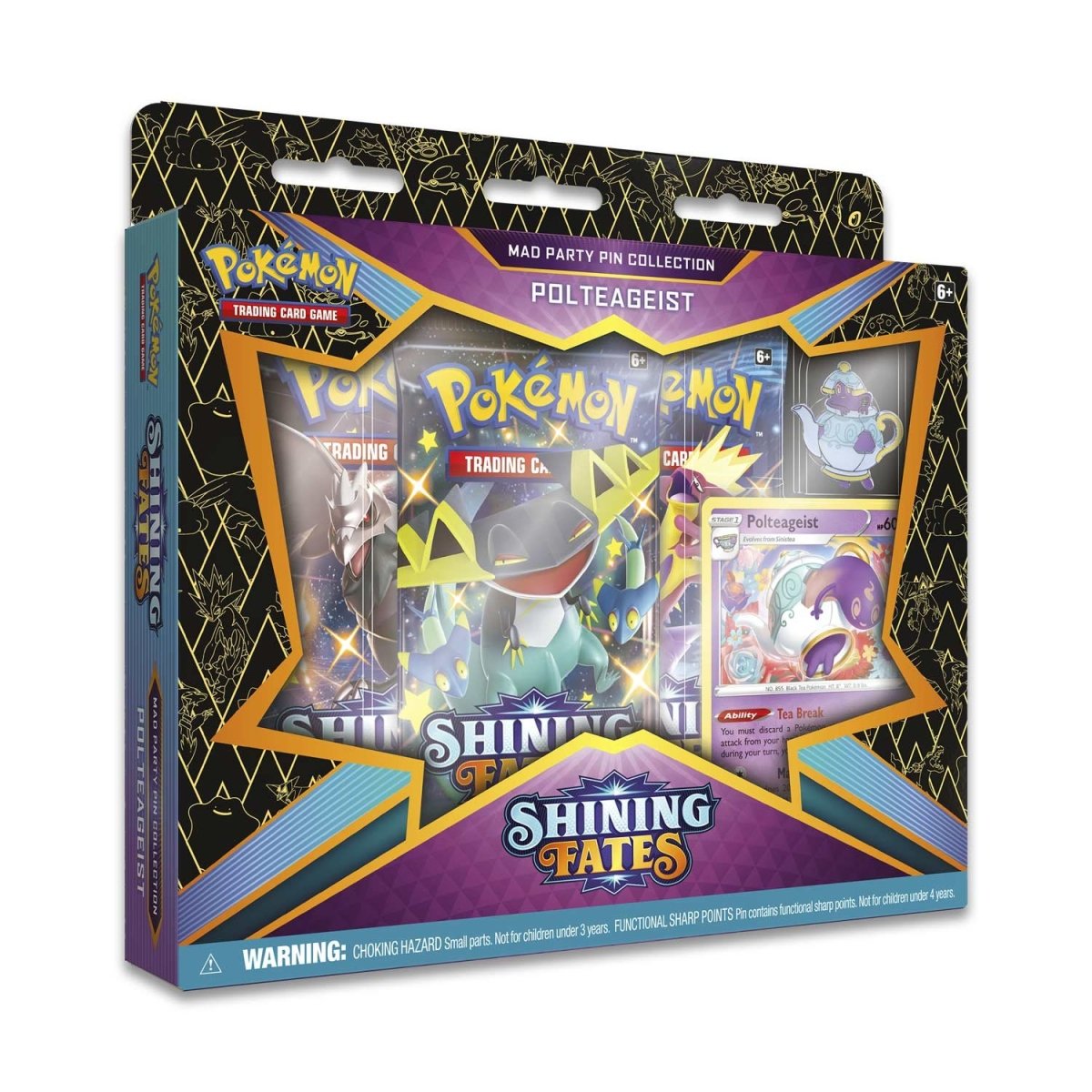 Shining Fates Mad Party Pin Collection [Polteageist]