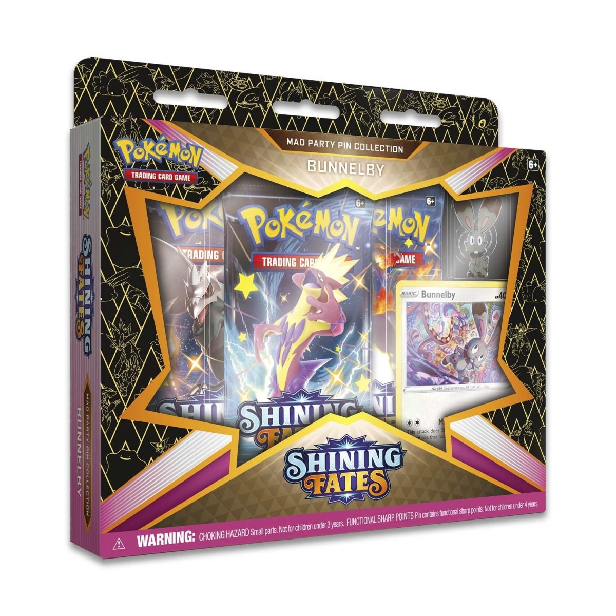 Shining Fates Mad Party Pin Collection [Bunnelby]