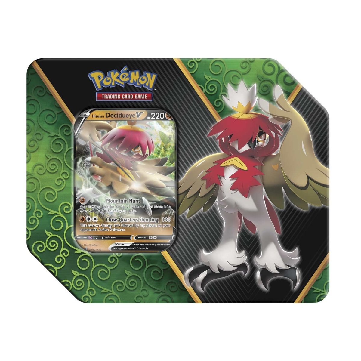 Divergent Powers Tin [Hisuian Decidueye V]