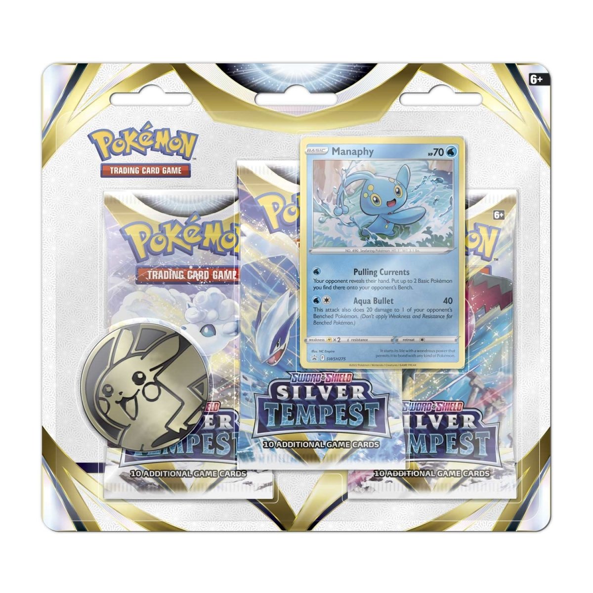 Silver Tempest 3 Pack Blister [Manaphy]