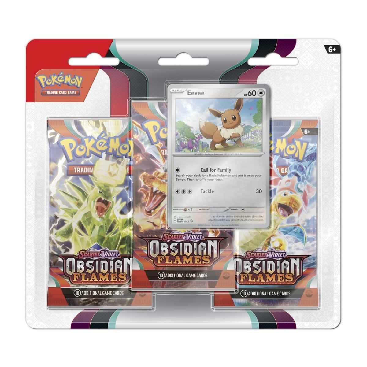 Obsidian Flames 3 Pack Blister [Houndstone]