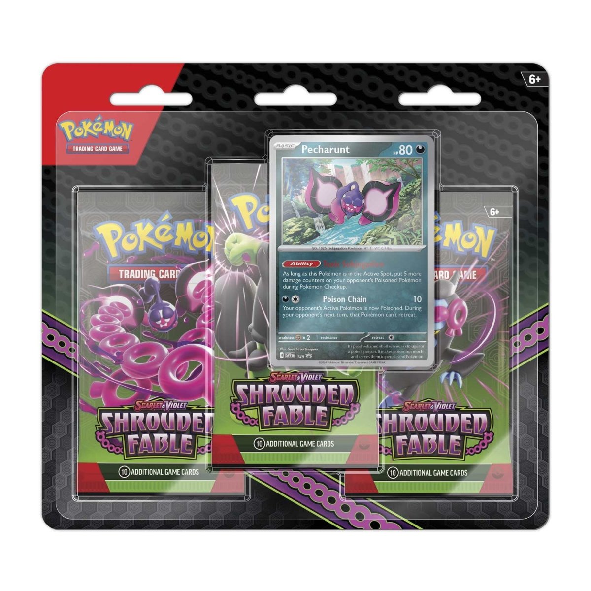 Shrouded Fable 3 Pack Blister [Pecharunt]