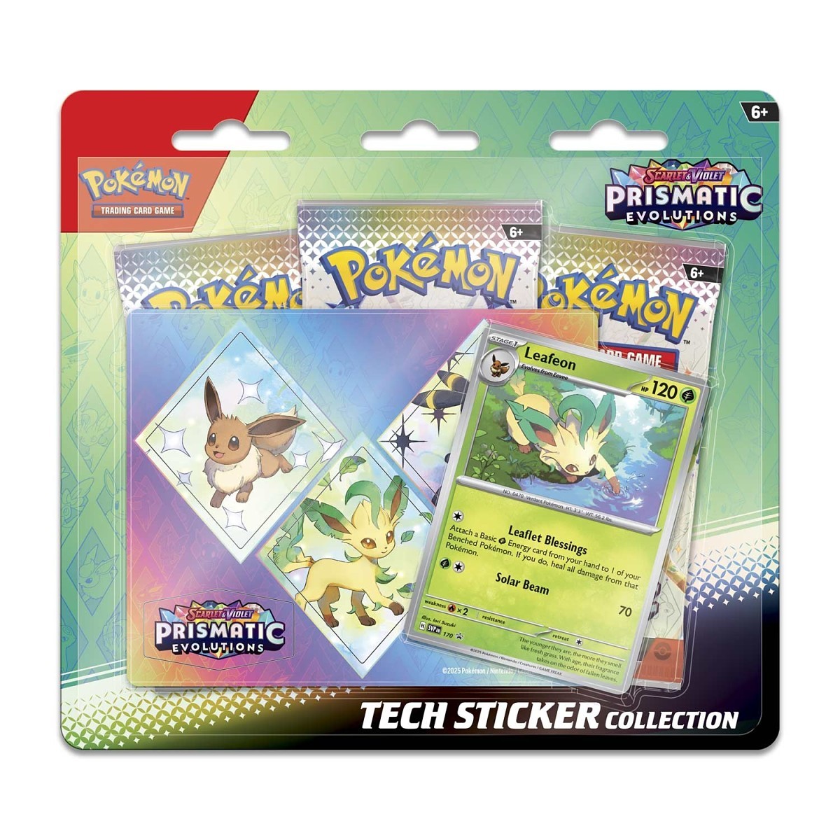 Prismatic Evolutions Tech Sticker Collection [Leafeon]