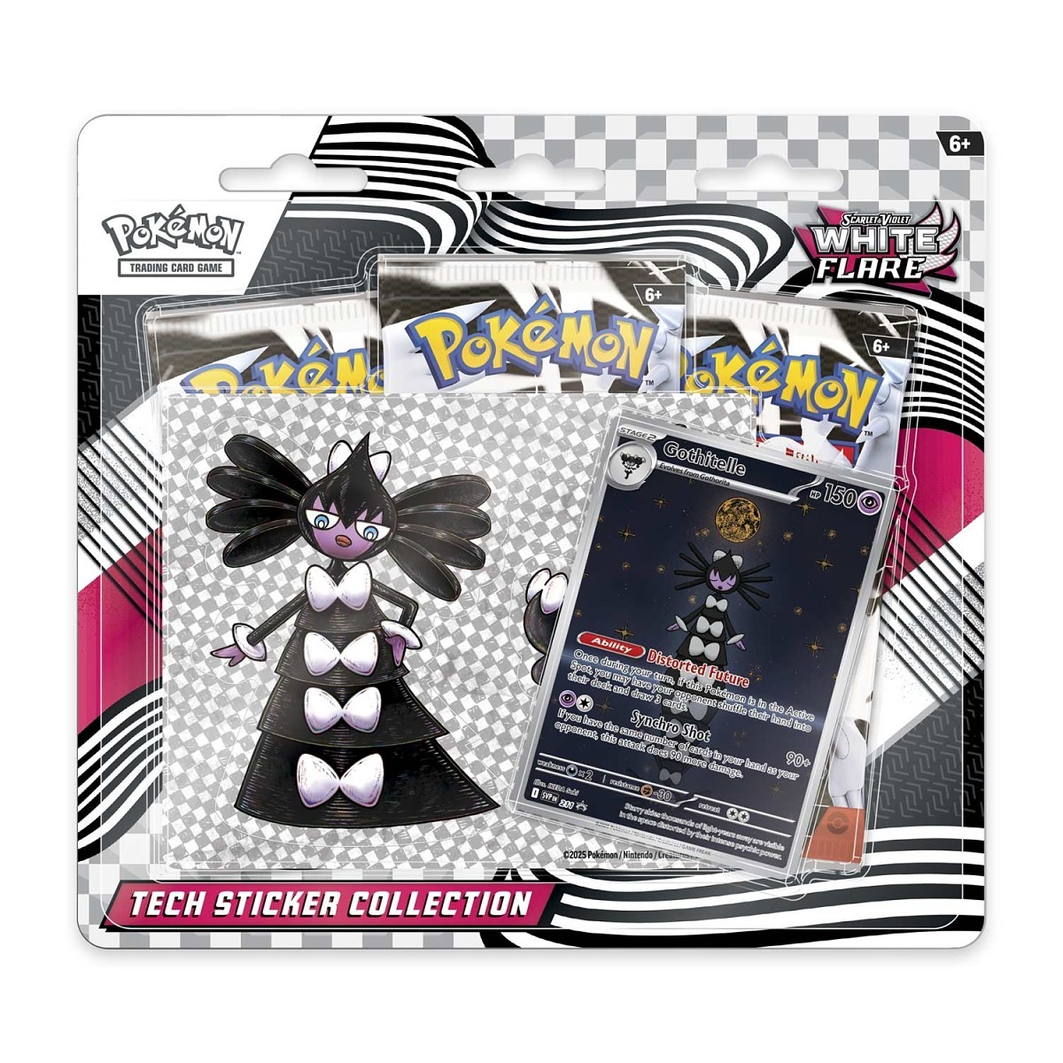 White Flare Tech Sticker Collection